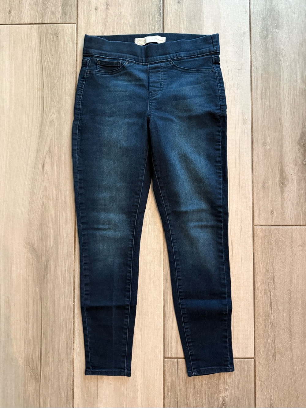 Signature by Levi Strauss Dark Blue Stretch Jeggings